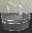 Plexiglasdose Herz